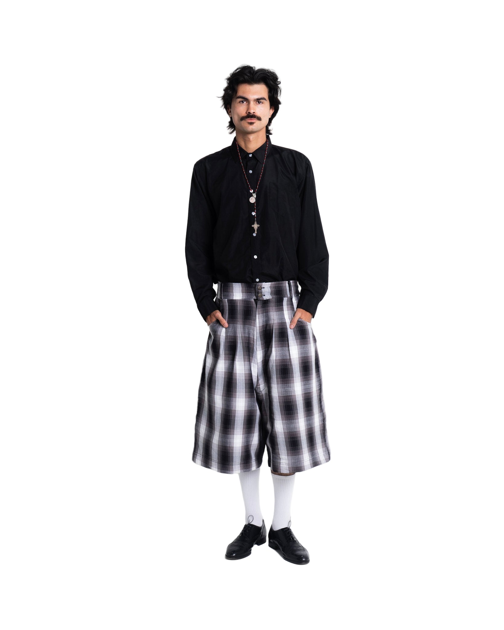 Black Chicano Shorts